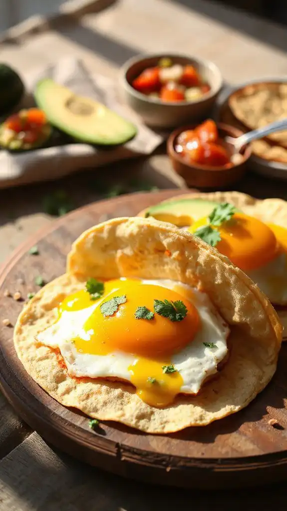 fried egg taco recipe