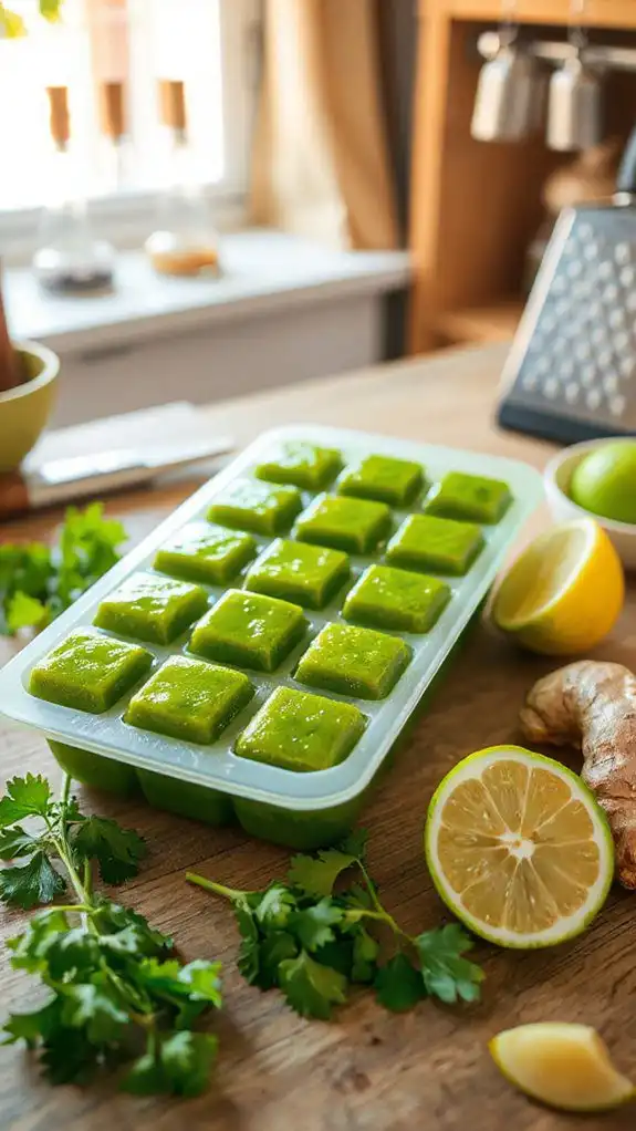 frozen coconut curry cubes