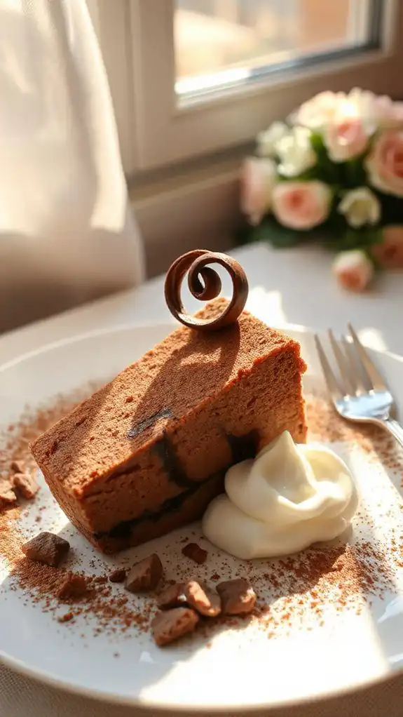 frozen espresso coffee dessert