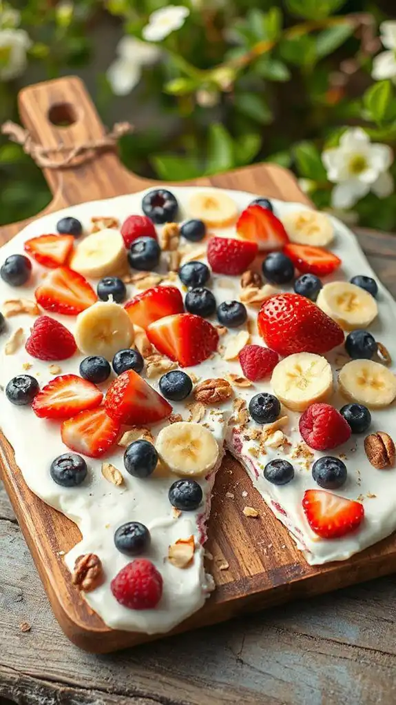 frozen fruity yogurt treat
