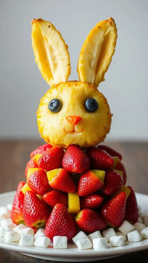 fruity easter bunny treats