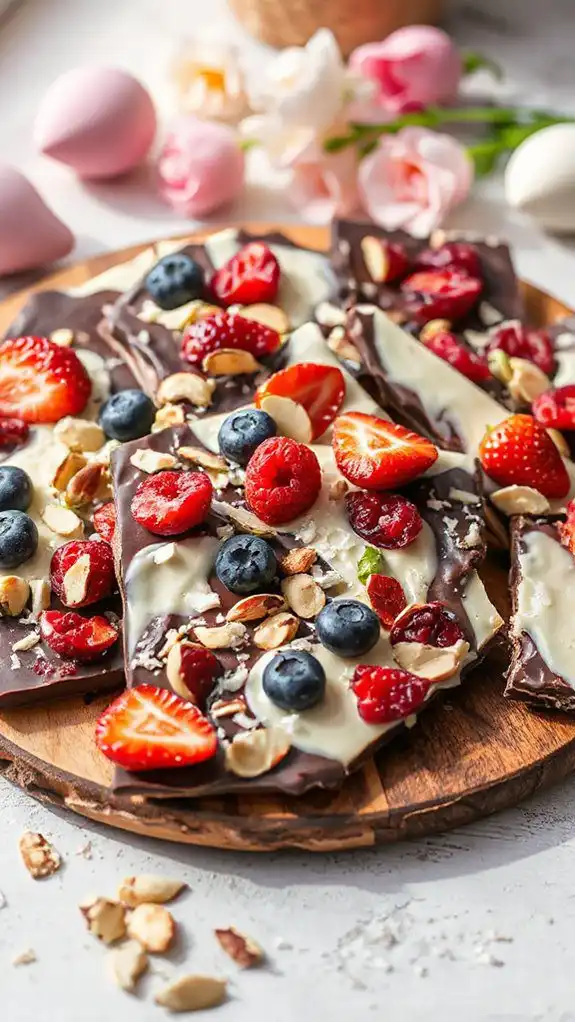 fruity textured bark treat fruity textured bark treat