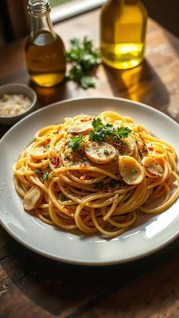 garlic and oil spaghetti