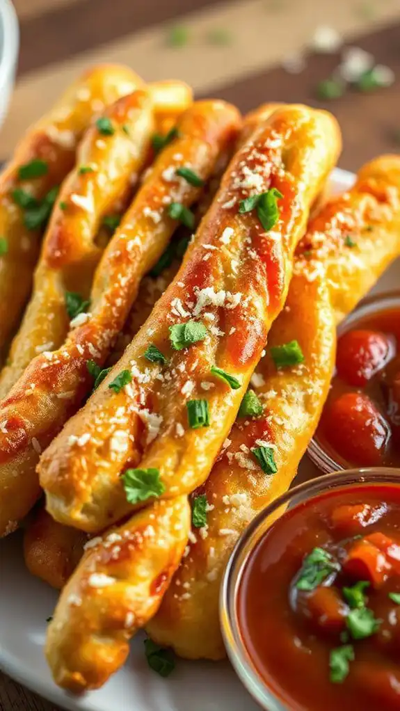 garlic breadsticks in air fryer