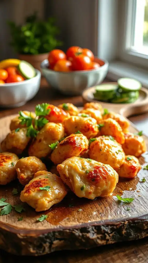 garlic butter chicken bites