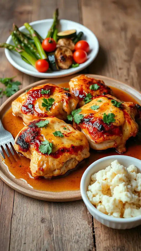 garlic butter chicken thighs