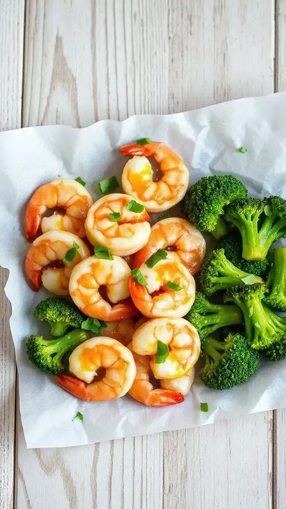 garlic butter shrimp dish