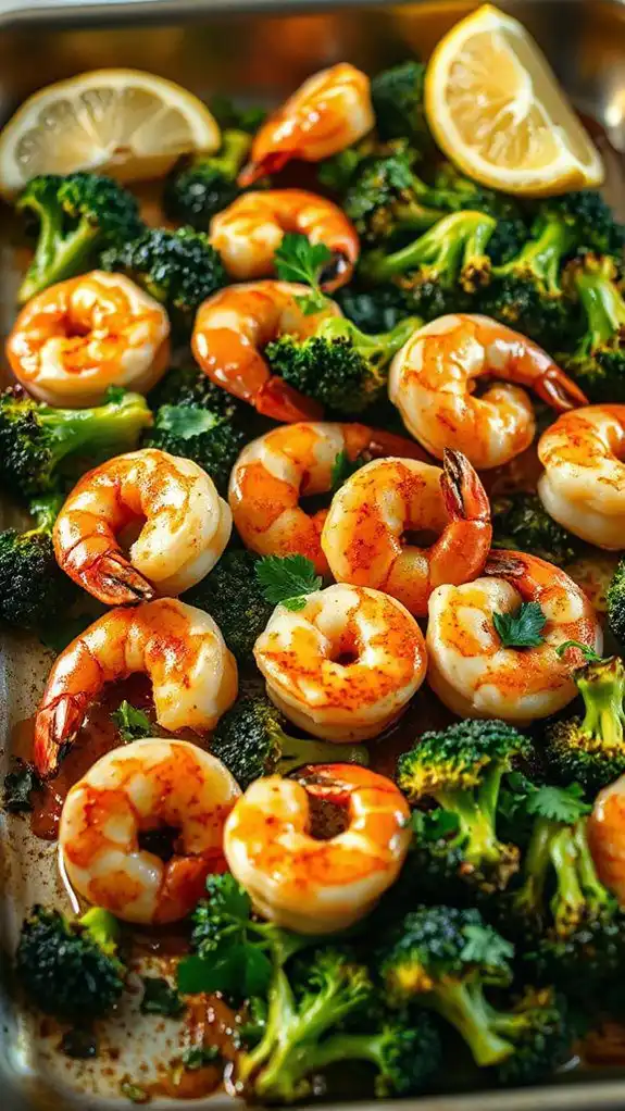 garlic butter shrimp dish