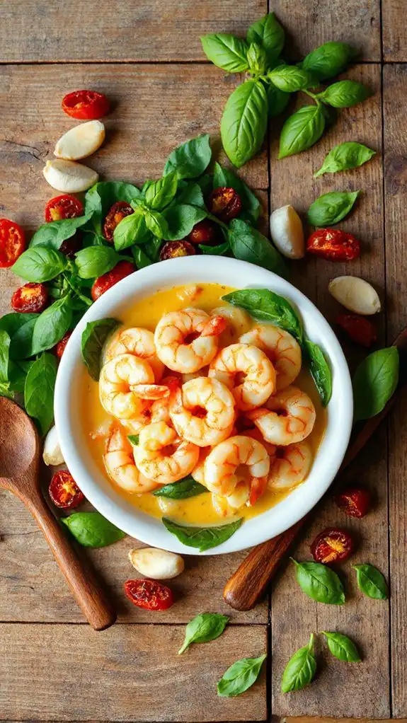 garlic butter shrimp dish