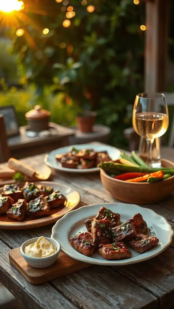 garlic butter steak bites