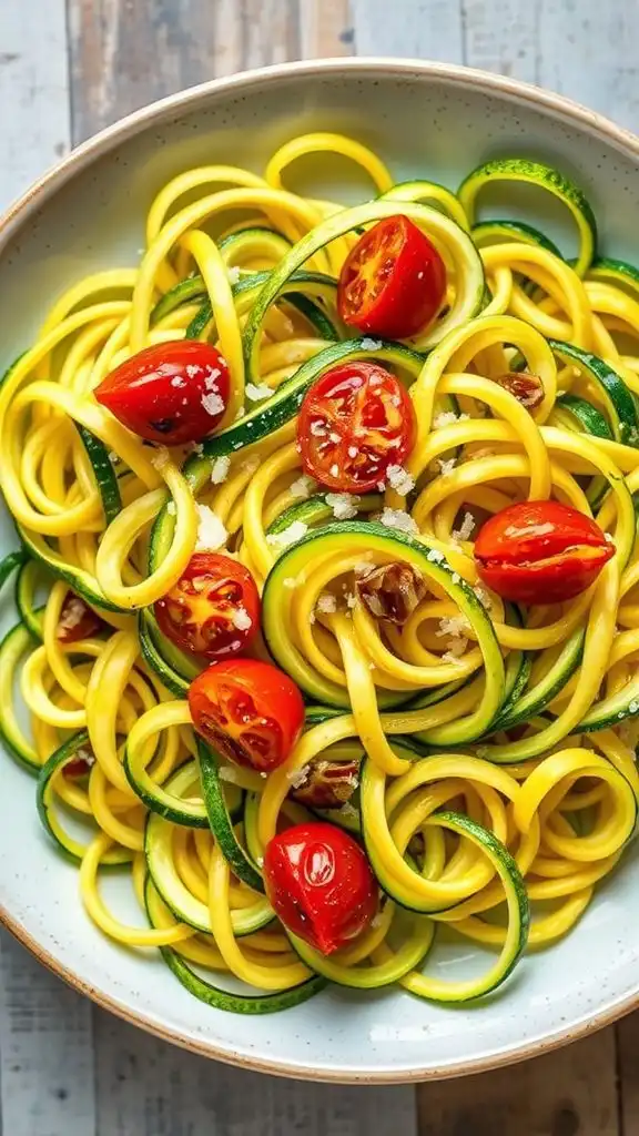garlic butter zucchini noodles