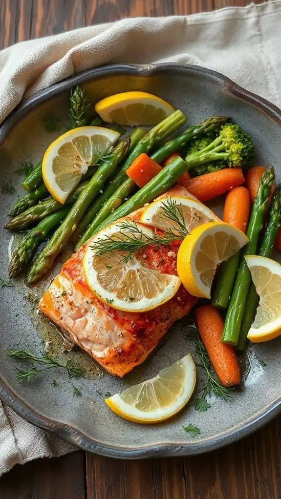 garlic dill baked salmon garlic dill baked salmon