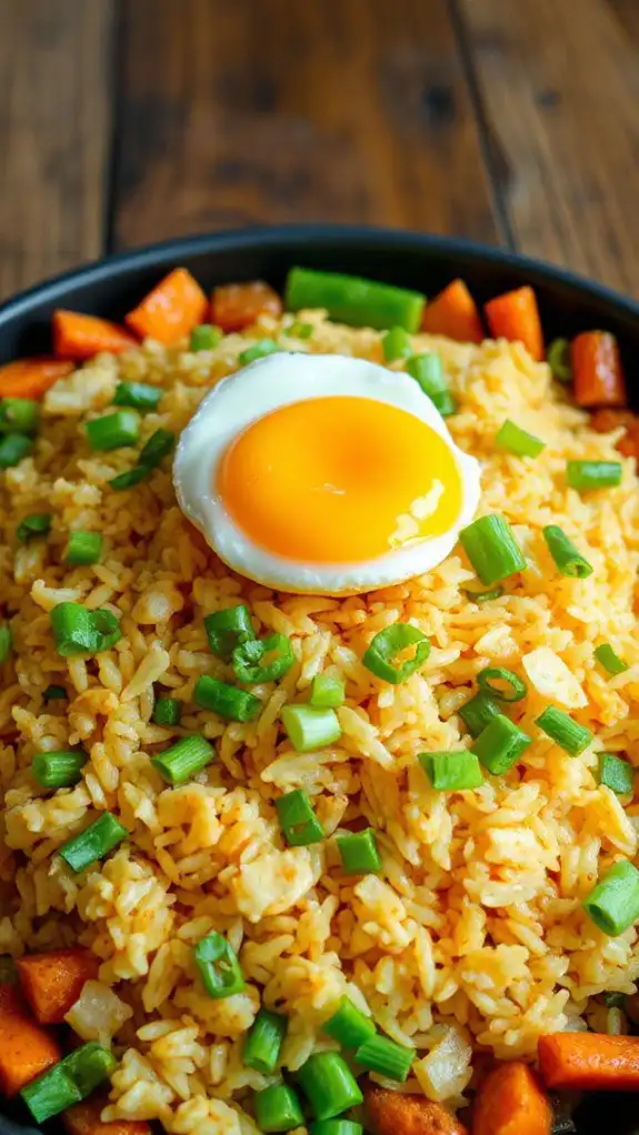 garlic fried rice dish