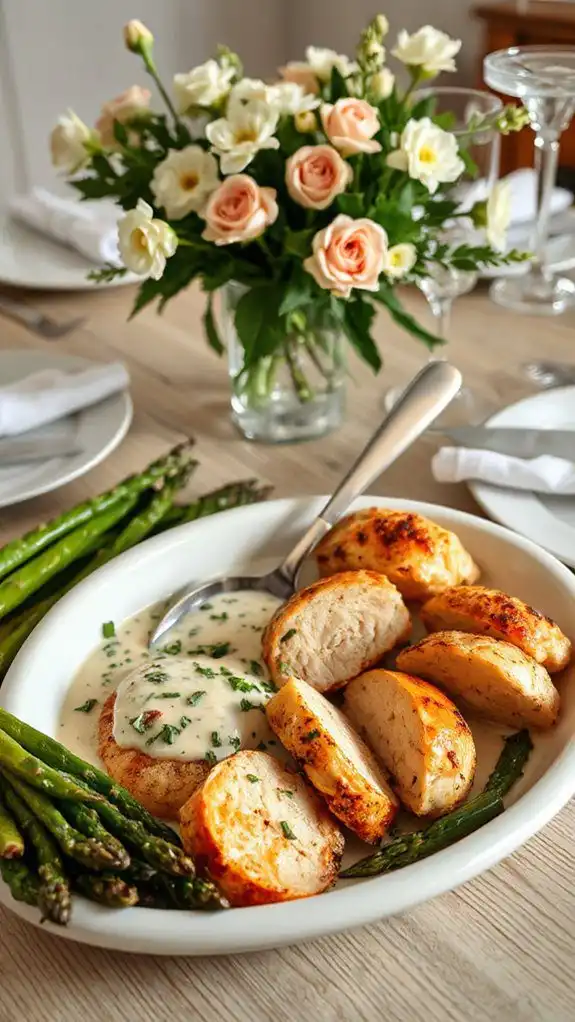 garlic herb creamy sauce