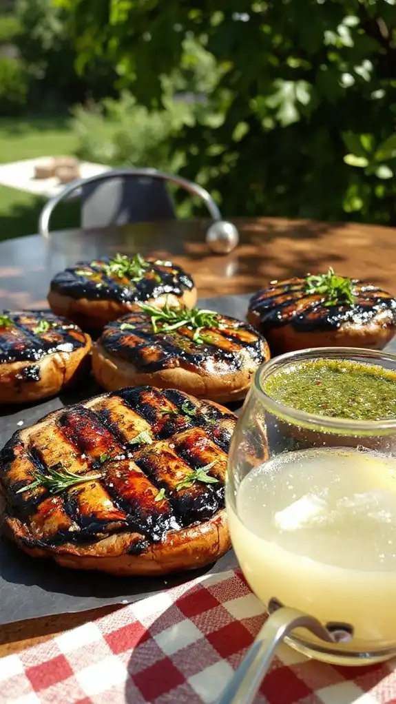 garlic herb marinated mushrooms garlic herb marinated mushrooms