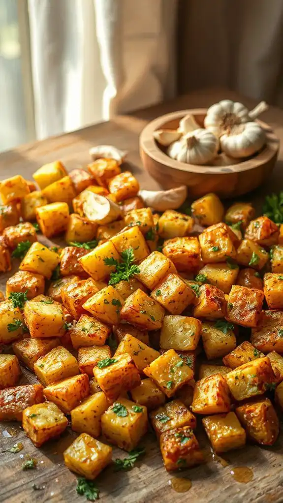 garlic herb roasted potatoes garlic herb roasted potatoes