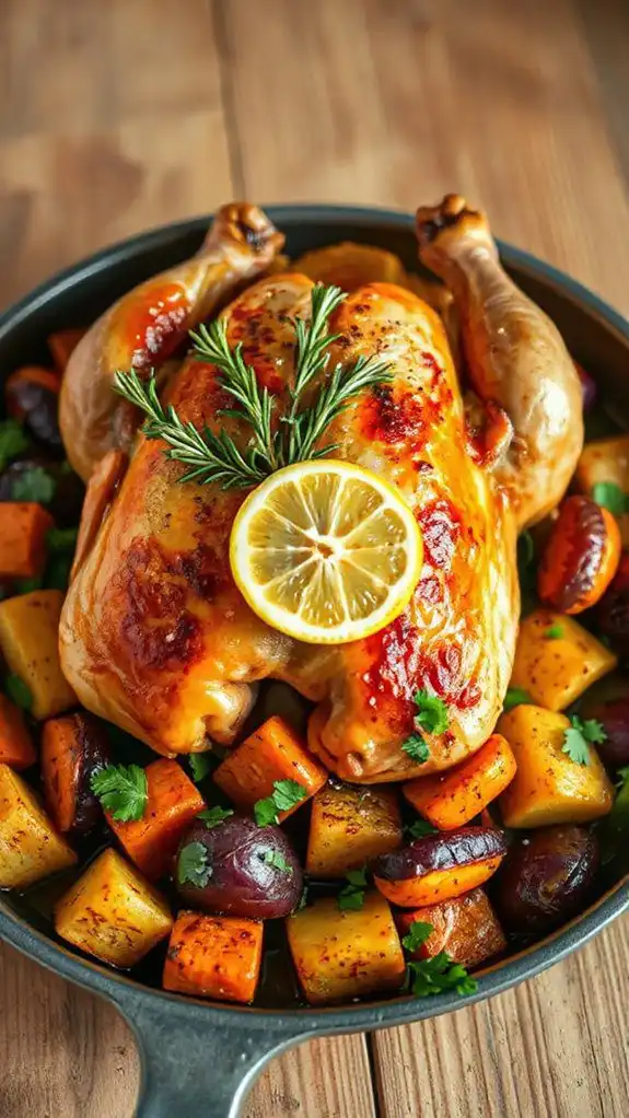 garlic infused herb chicken