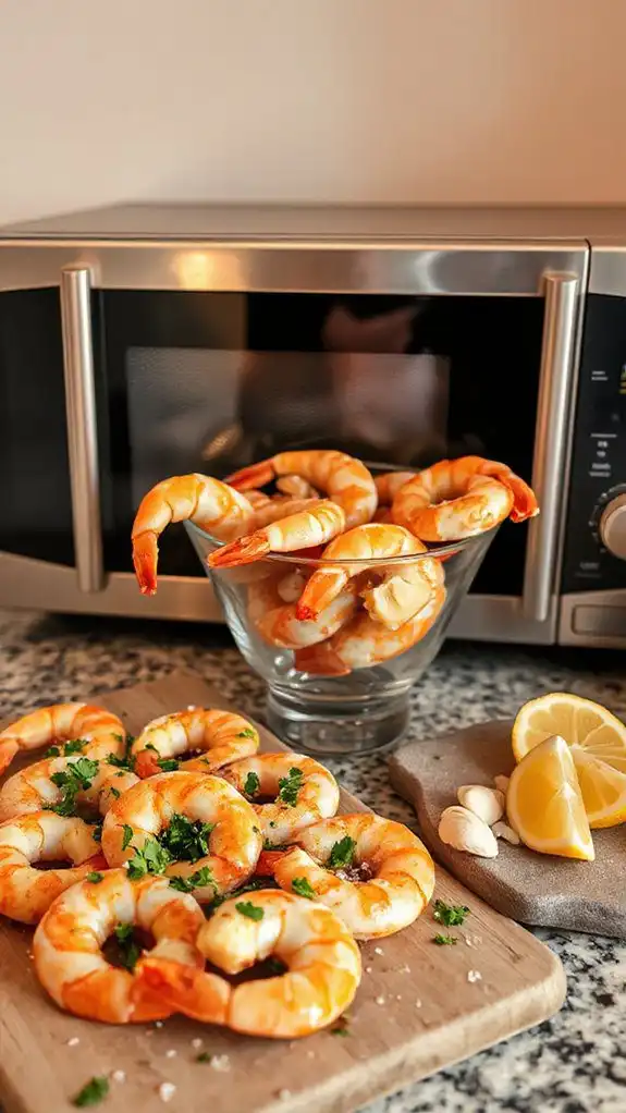 garlic infused shrimp dish