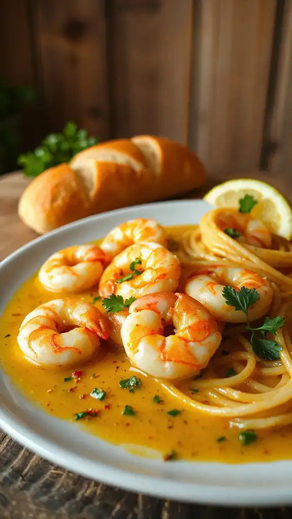 garlic infused shrimp dish garlic infused shrimp dish