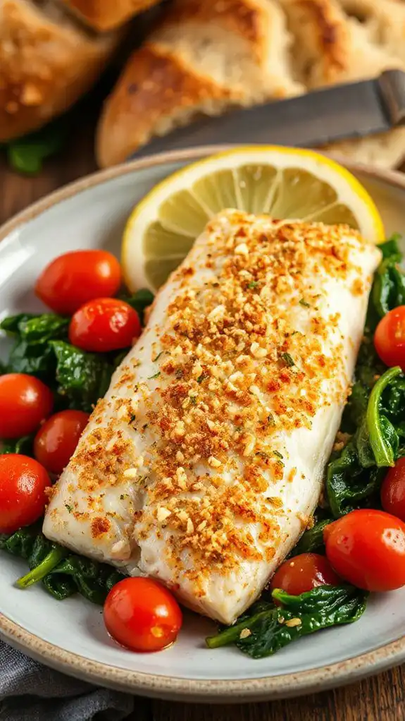 garlic parmesan trout recipe
