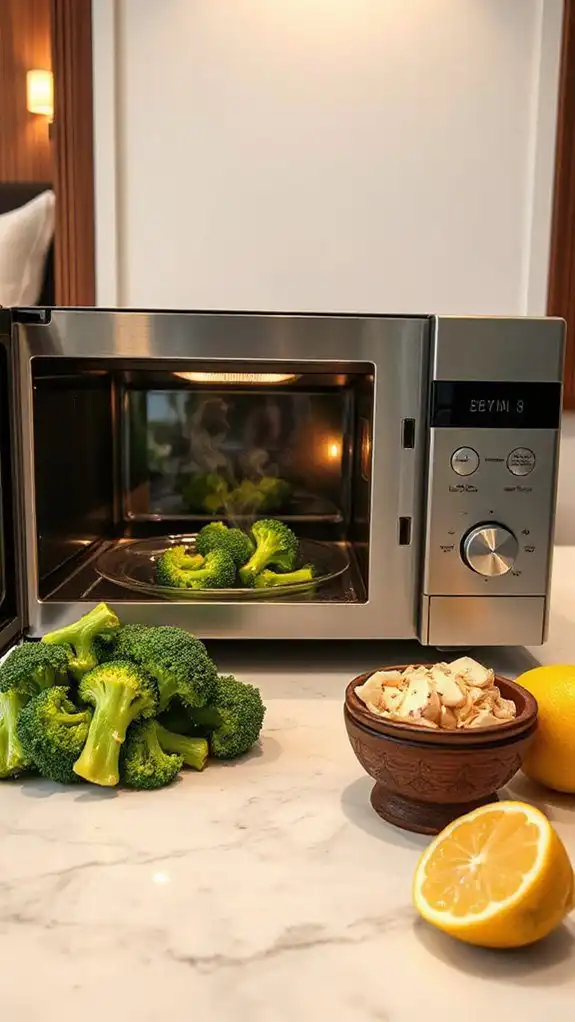 garlicky lemon flavored broccoli dish