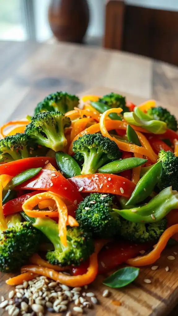 ginger soy vegetable stir fry