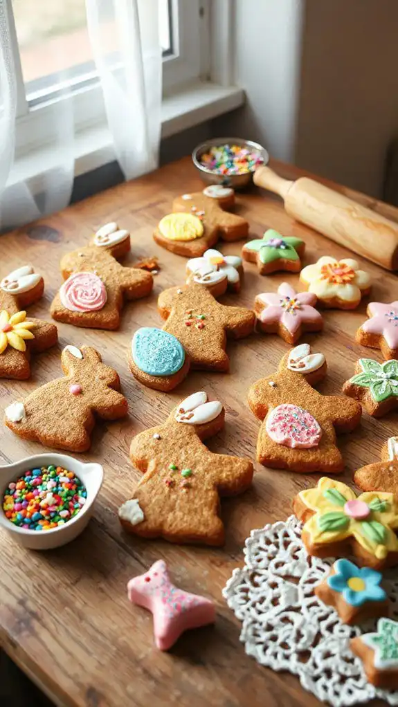 gingerbread cookies for easter