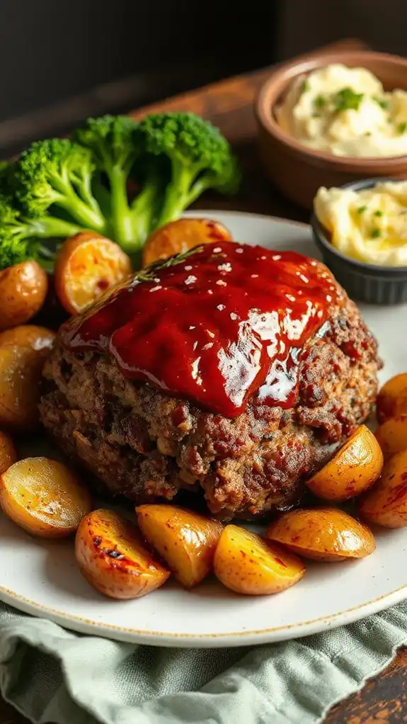 glazed meatloaf recipe dish