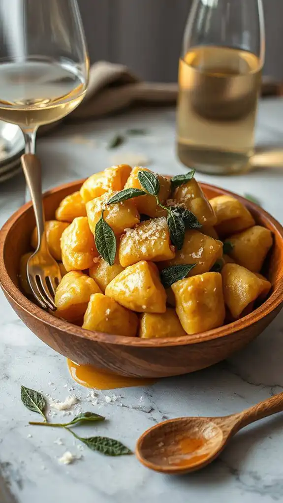 gnocchi in sage butter