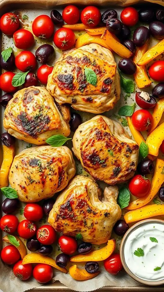 greek chicken with pita