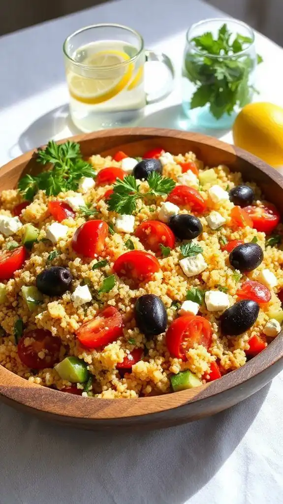 greek couscous vegetable salad