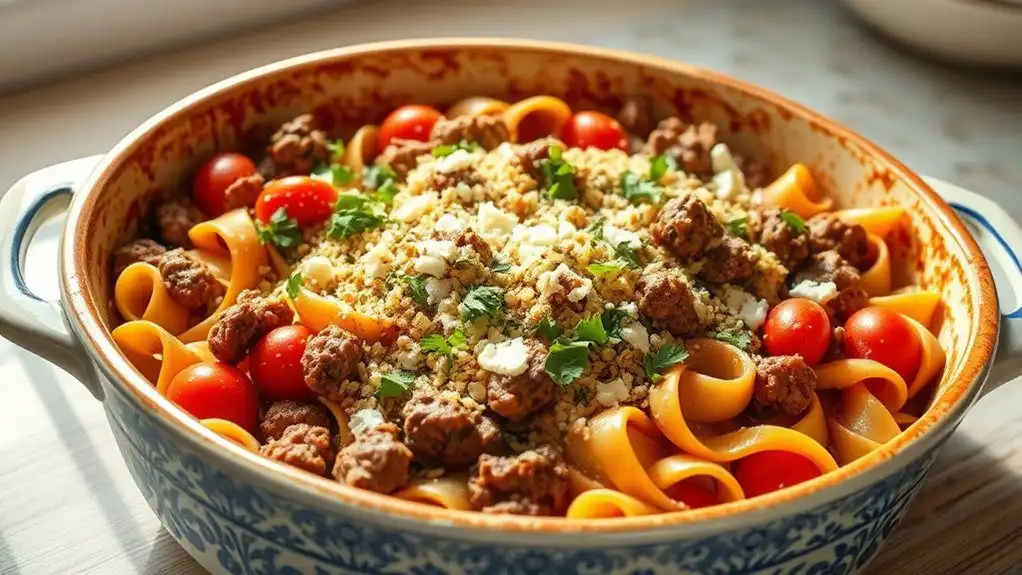 greek hamburger casserole recipe