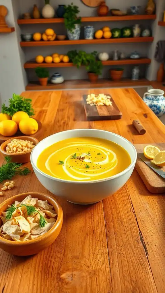 greek lemon chicken soup