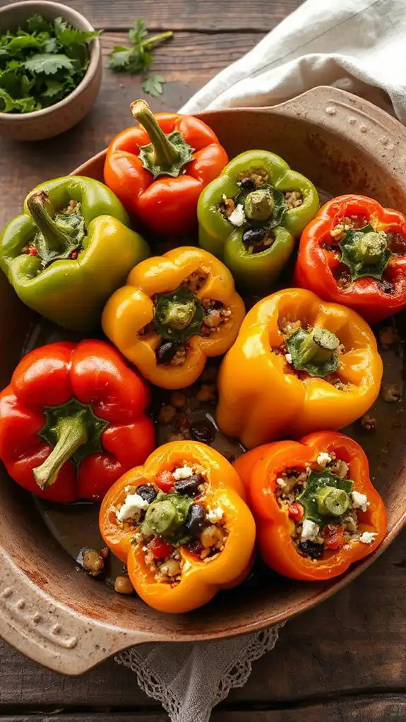 greek stuffed bell peppers greek stuffed bell peppers