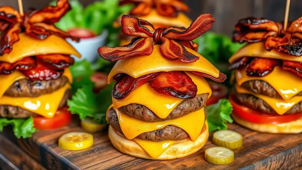 grilled bacon cheeseburger delight