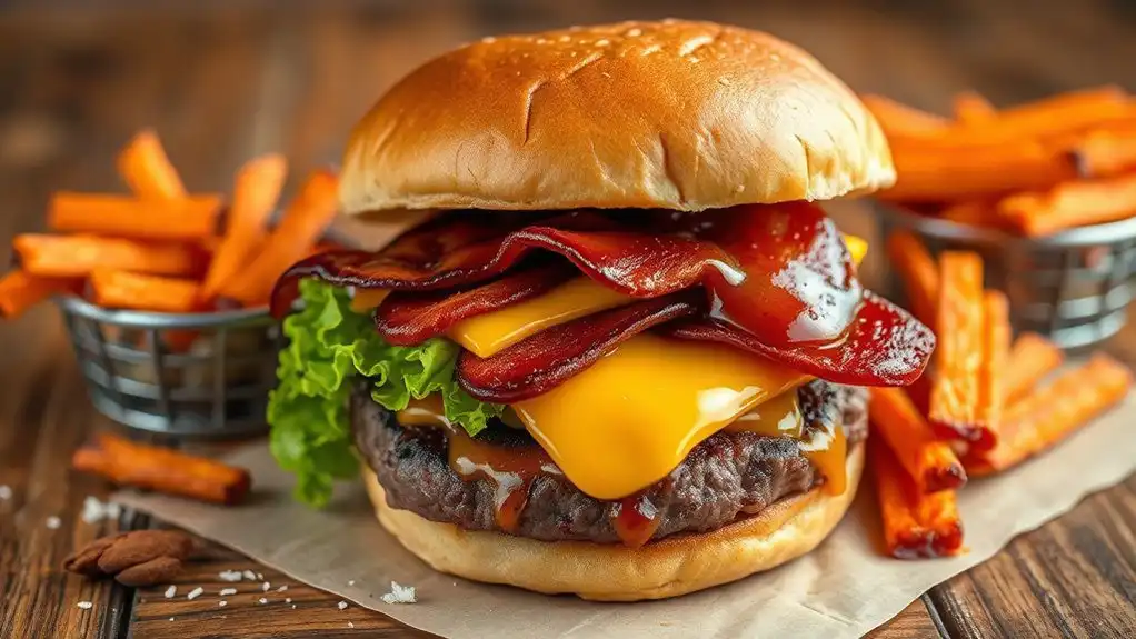 grilled bacon cheeseburgers delight