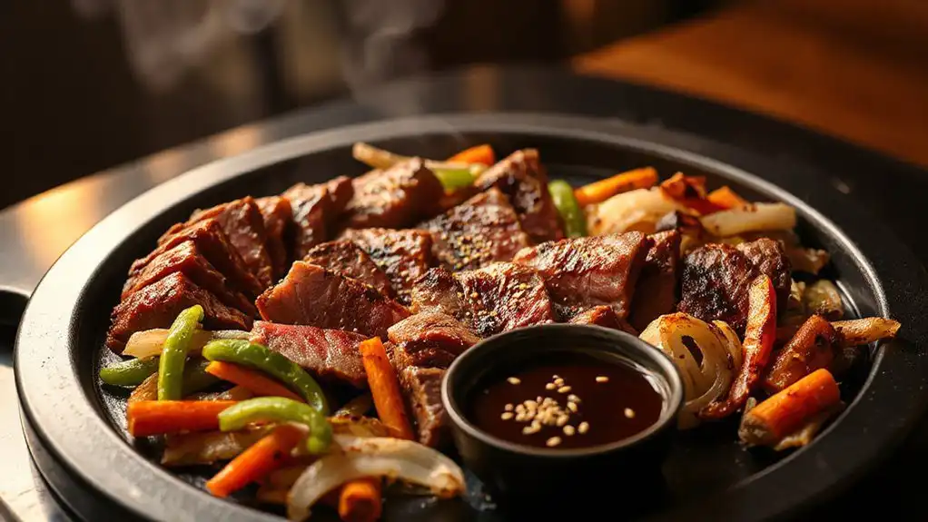 grilled beef with korean flavors grilled beef with korean flavors