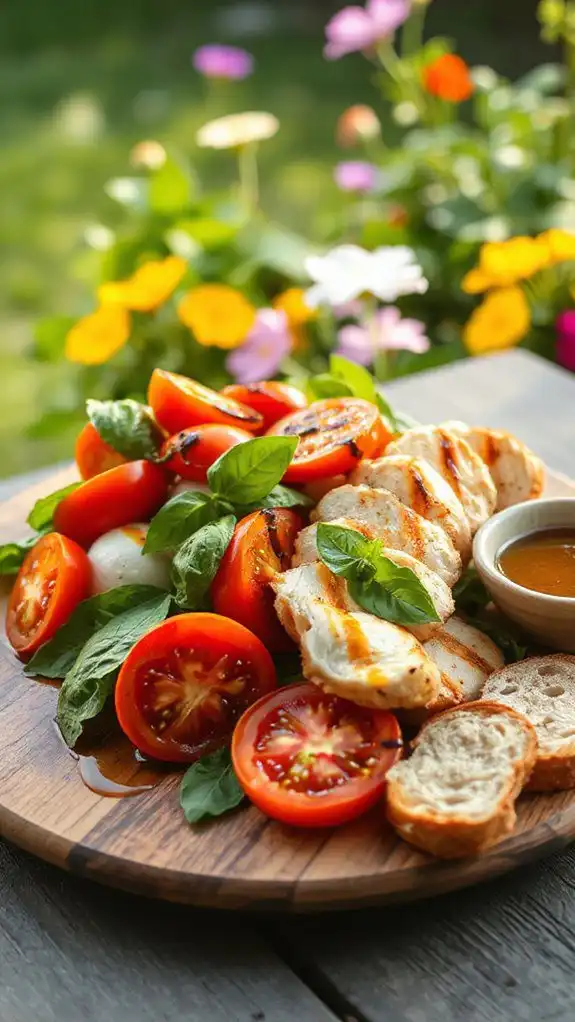 grilled chicken caprese salad grilled chicken caprese salad