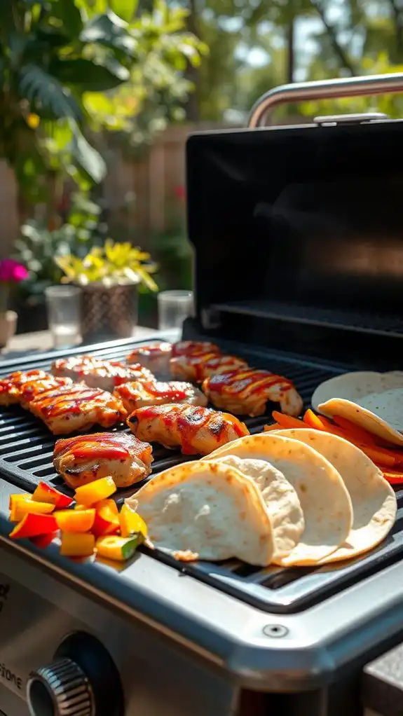 grilled chicken filled tortillas grilled chicken filled tortillas