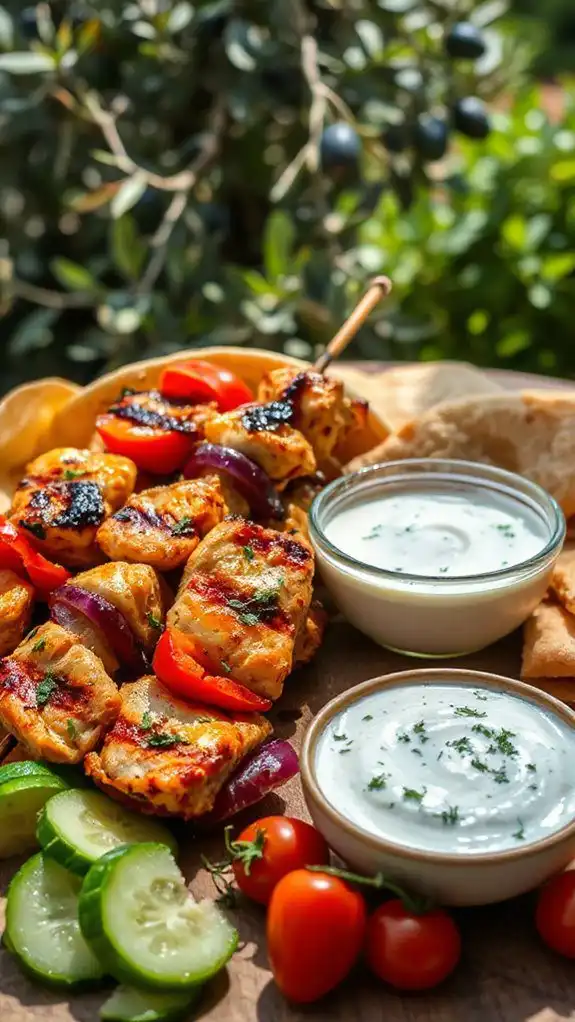 grilled chicken skewers sauce grilled chicken skewers sauce