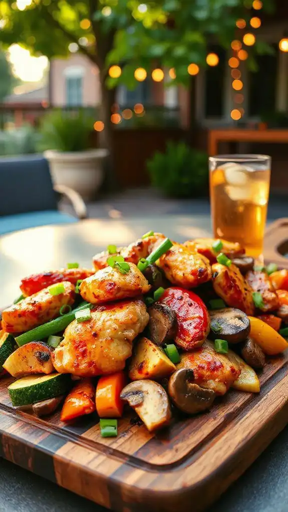 grilled chicken with flair