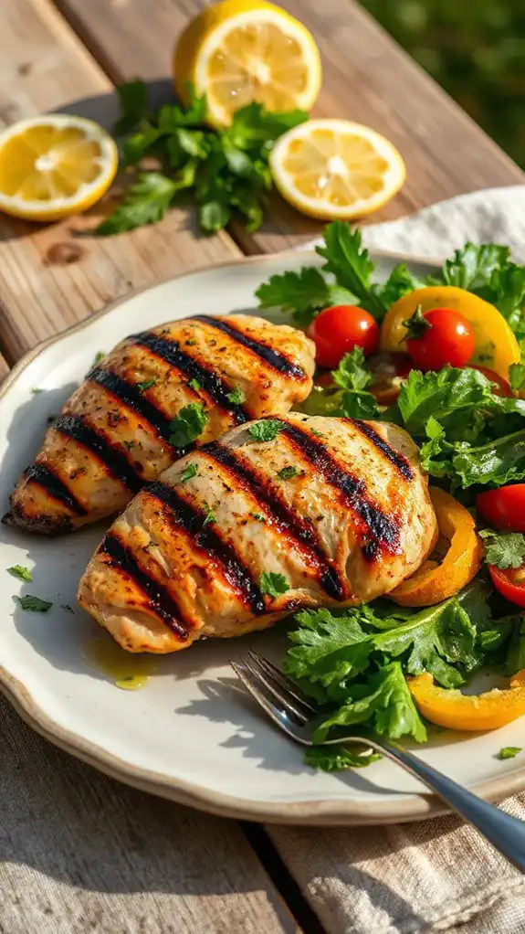 grilled chicken with herbs grilled chicken with herbs