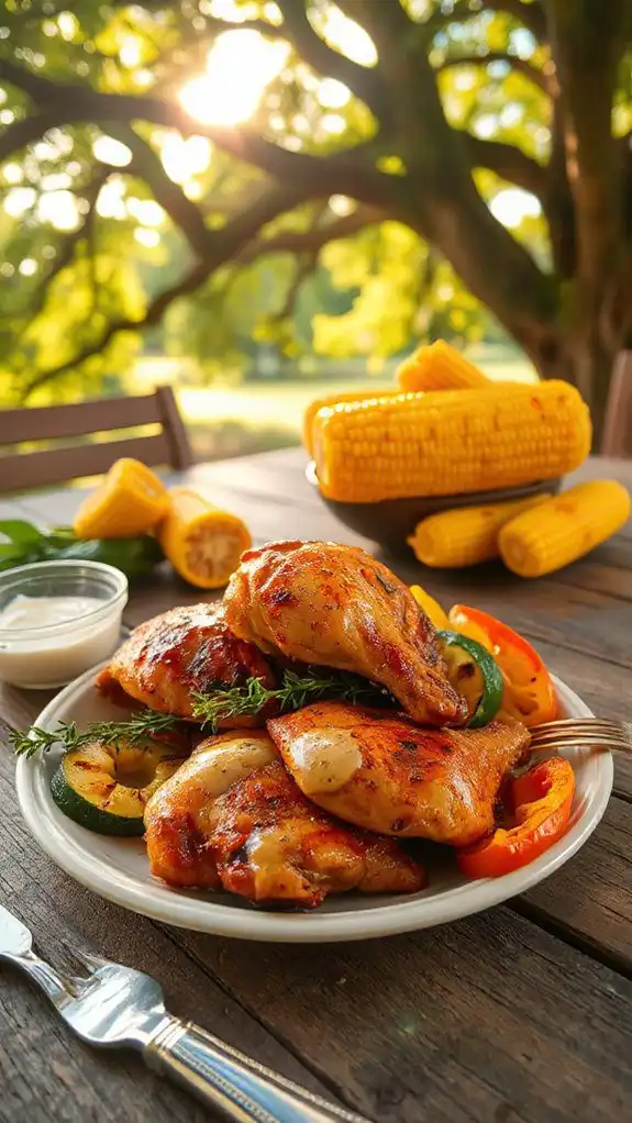 grilled chicken with honey mustard