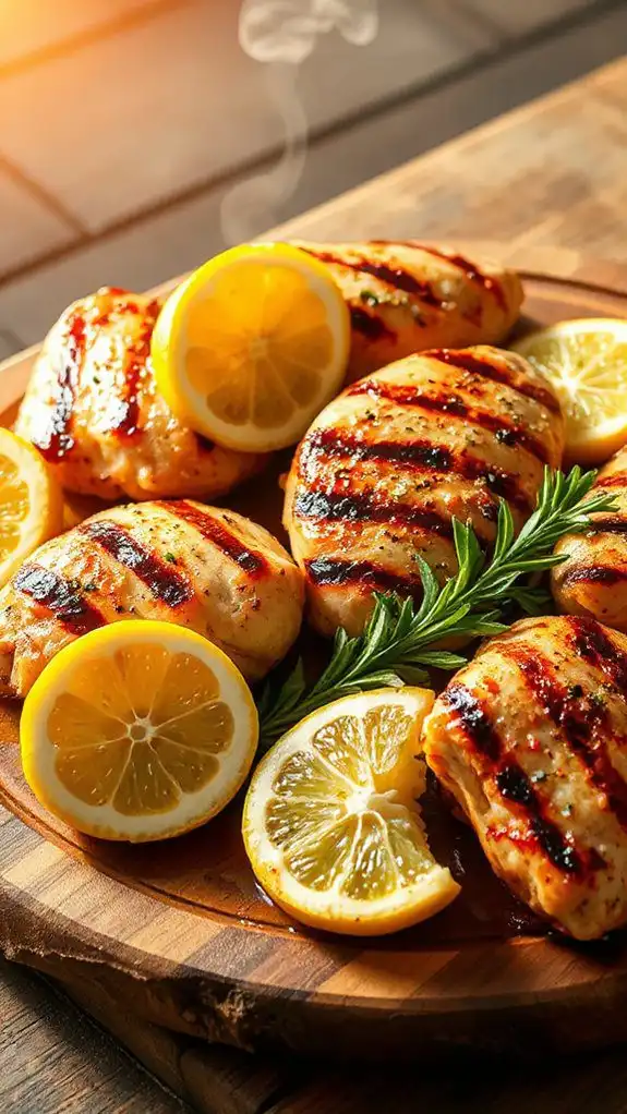 grilled chicken with lemon herbs