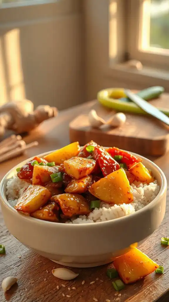 grilled chicken with pineapple