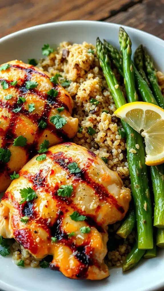 grilled chicken with quinoa grilled chicken with quinoa