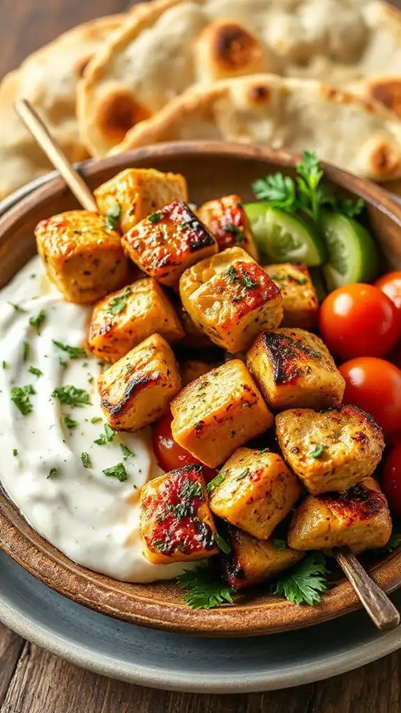 grilled chicken with sauce