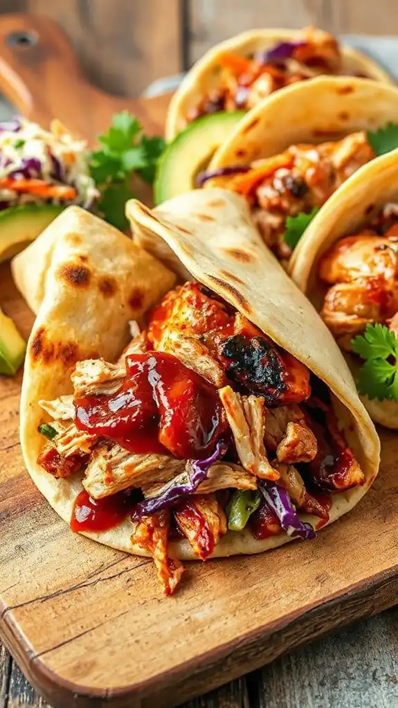 grilled chicken with slaw