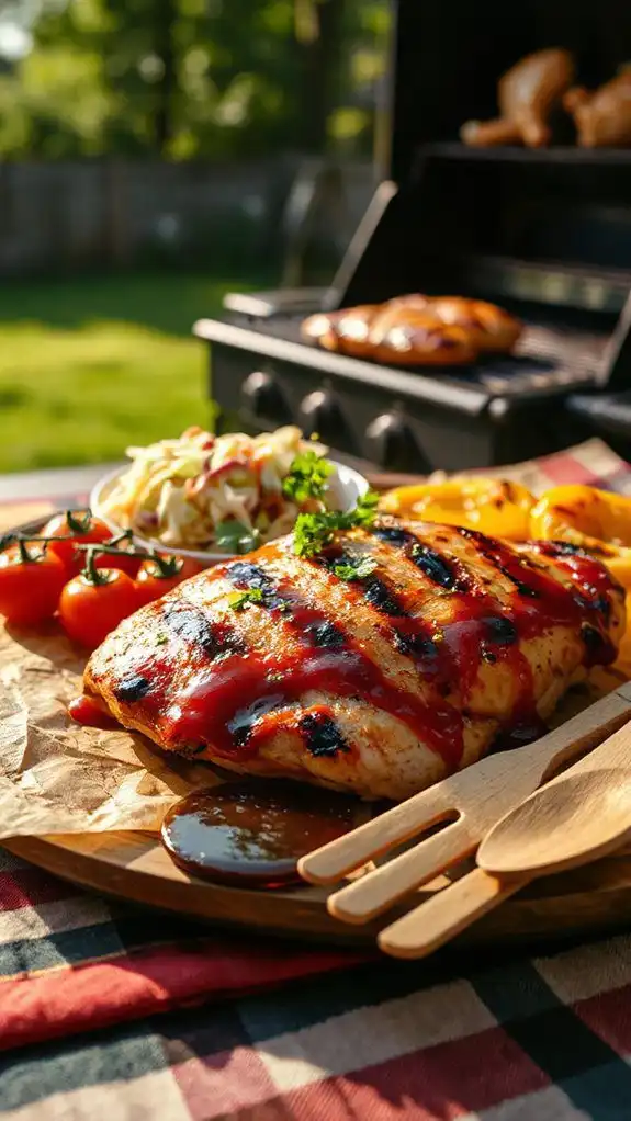 grilled chicken with spice