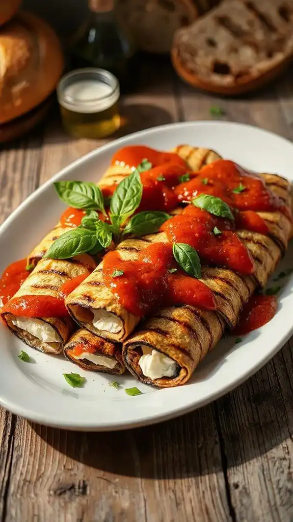 grilled eggplant involtini ingredients